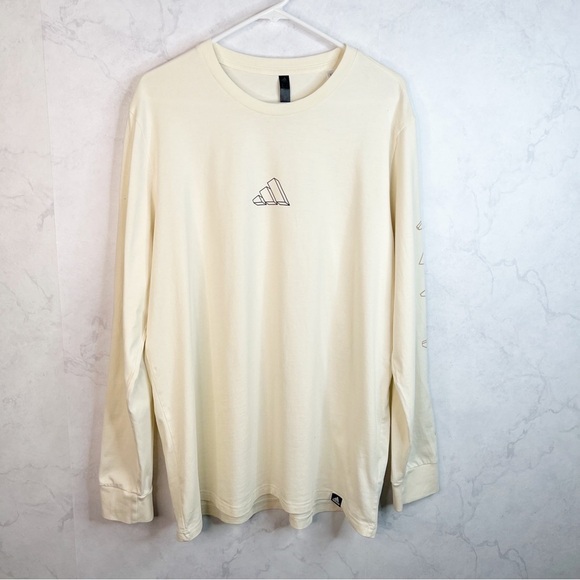 [Adidas] Long Sleeve Logo T-Shirt - Picture 1 of 2